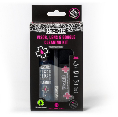 MUC-OFF Visor, Lens & Goggle Cleaning Kit