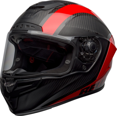BELL Race Star DLX Flex Helmet - Tantrum 2 Matte/Gloss Black/Red