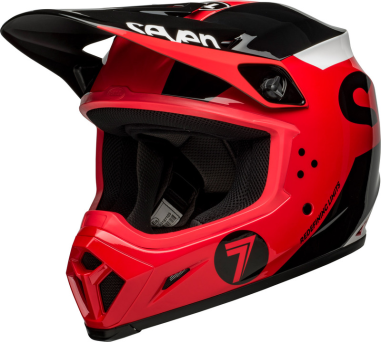 BELL MX-9 Mips Helmet - Seven Phaser Matte Red/Black