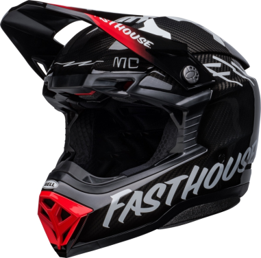 BELL Moto-10 Spherical Helmet Fasthouse Privateer - Black/Red