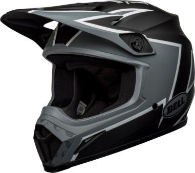 BELL MX-9 Mips Twitch Helmet - Matte Black/Gray/White