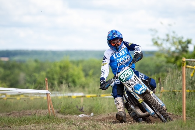 Christophe Estelle au guidon de sa TM Racing 144Fi 2021